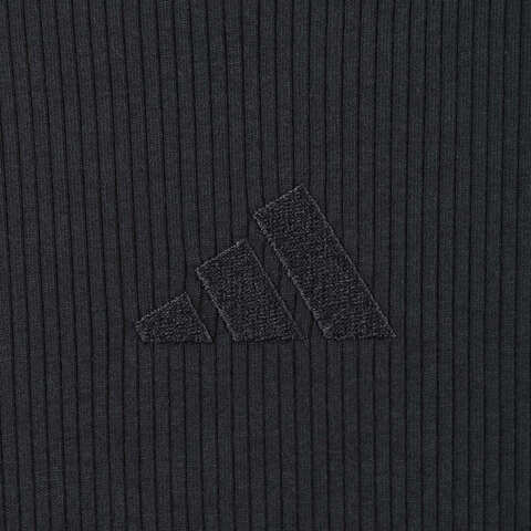 adidas阿迪达斯2025女子LUX AD RIB TEE针织无领短TJL5093