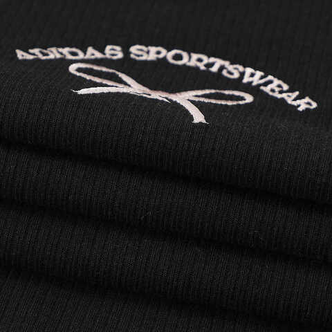 adidas阿迪达斯2025女子DANCE TEE3针织无领短TJY7649