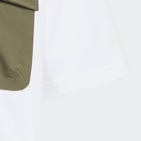 adidas阿迪达斯2025男子CE FAB MIX TEE针织无领短TJM2061