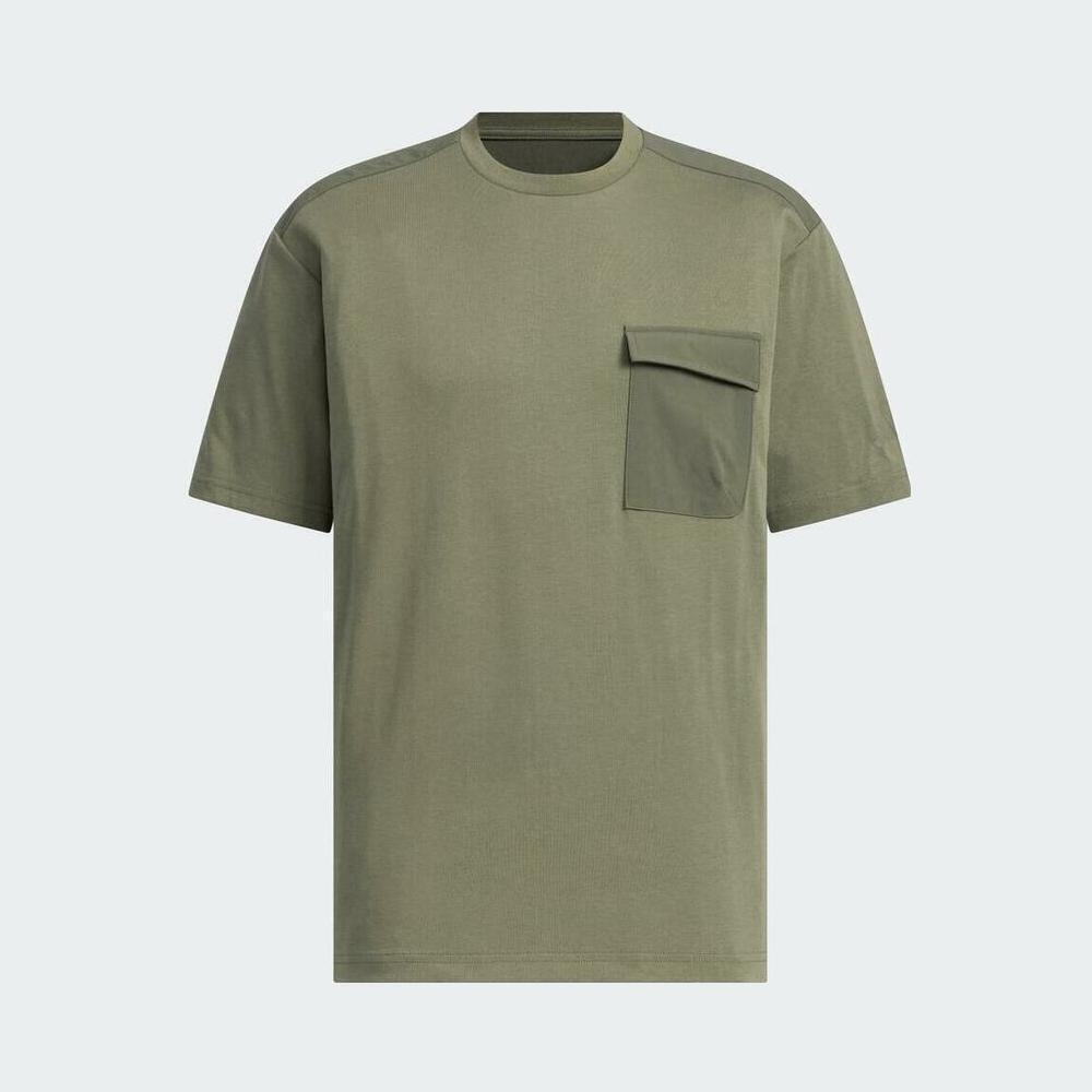 adidas阿迪达斯2025男子CE FAB MIX TEE针织无领短TJM2063