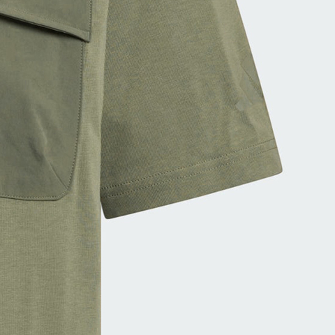 adidas阿迪达斯2025男子CE FAB MIX TEE针织无领短TJM2063