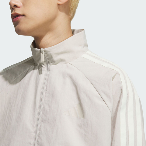 adidas阿迪达斯2025男子M 3S JKT梭织无帽外套KC3894