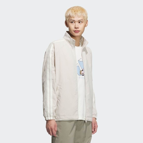 adidas阿迪达斯2025男子M 3S JKT梭织无帽外套KC3894