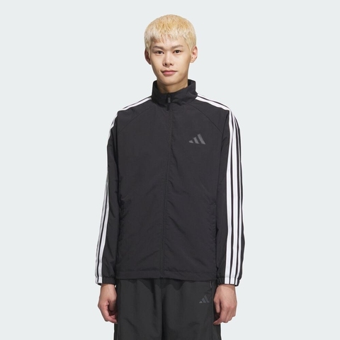 adidas阿迪达斯2025男子M 3S JKT梭织无帽外套KC3892