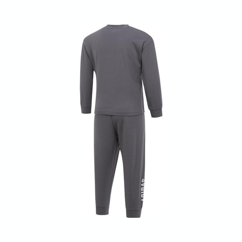 adidas阿迪达斯2025男小童LK LS KN SET长袖套服KC1551