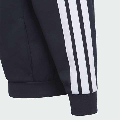 adidas阿迪达斯2025男小童LK KN JKT针织连帽外套KC1556