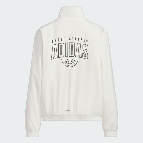 adidas阿迪达斯2025男大童JK WV JKT梭织连帽外套KC1561