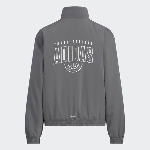 adidas阿迪达斯2025男大童JK WV JKT梭织连帽外套KC1560