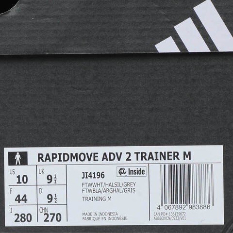 adidas阿迪达斯2025男子RAPIDMOVE ADV 2 TRAINER M男训运动JI4196