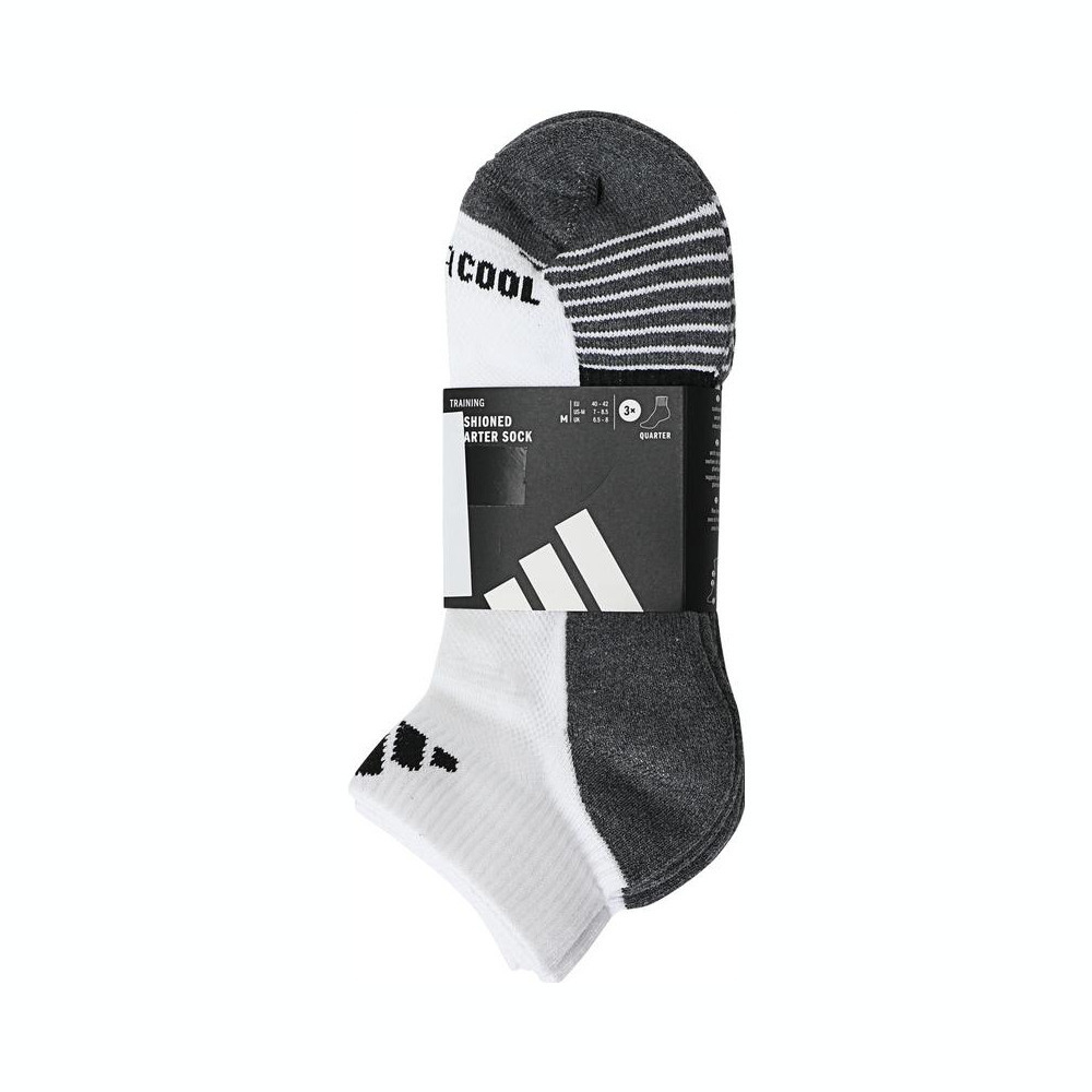 adidas阿迪达斯2025中性PRF C CC QRT 3P中袜优惠装JD9574