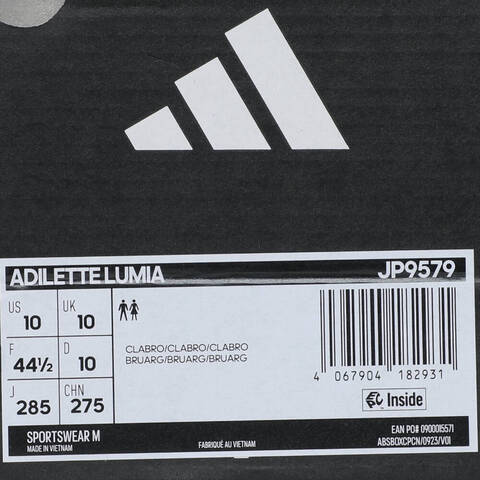 adidas阿迪达斯2025中性ADILETTE LUMIASPW FTW-游泳JP9579