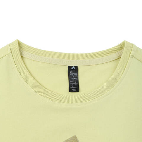 adidas阿迪达斯2025女子LOGO SS TEE 2针织无领短TJM8802