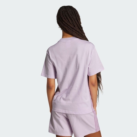 adidas阿迪达斯2025女子W 3S SJ T针织无领短TJE1238