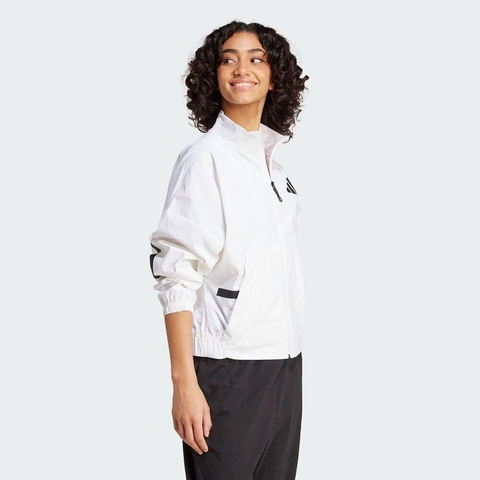 adidas阿迪达斯2025女子W Z.N.E. WV TT梭织无帽外套JW1754