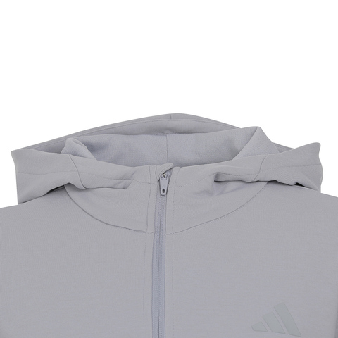 adidas阿迪达斯2025女子D4T FZ HOODIE针织连帽外套JP2651