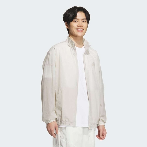 adidas阿迪达斯2025男子ST FL MH WV JKT梭织连帽外套JZ8410