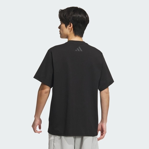 adidas阿迪达斯2025男子ST FL GFX TEE针织无领短TJL6070