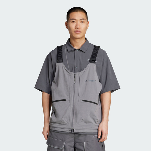 adidas阿迪达斯2025男子XPL DWR VEST梭织马夹JY4805