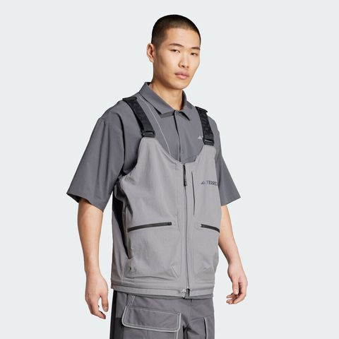 adidas阿迪达斯2025男子XPL DWR VEST梭织马夹JY4805