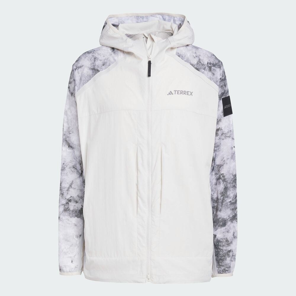 adidas阿迪达斯2025男子NG W.R AOP JKT梭织连帽外套JD5838