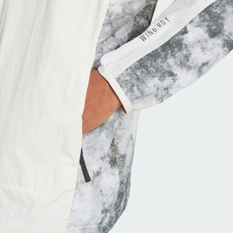 adidas阿迪达斯2025男子NG W.R AOP JKT梭织连帽外套JD5838