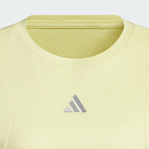 adidas阿迪达斯2025女子MT SS TEE针织无领短TJM8818