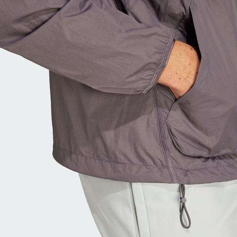 adidas阿迪达斯2025男子M CE Q2 WB UPF梭织连帽外套JF3292