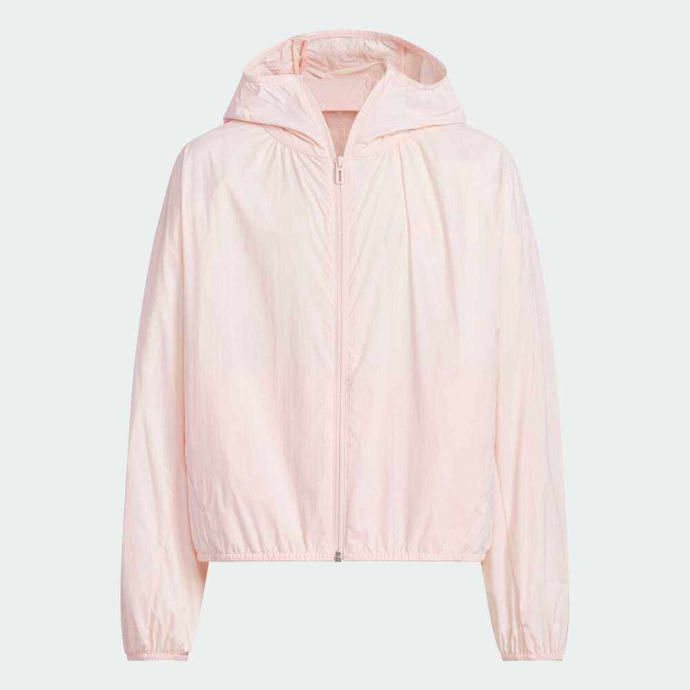 adidas阿迪达斯2025女大童JG LW WV JKT梭织连帽外套JL7541