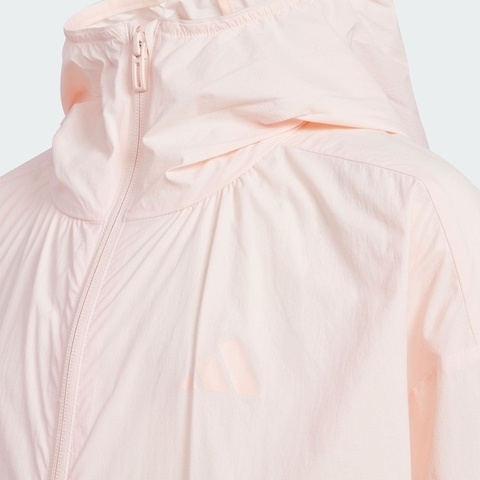 adidas阿迪达斯2025女大童JG LW WV JKT梭织连帽外套JL7541