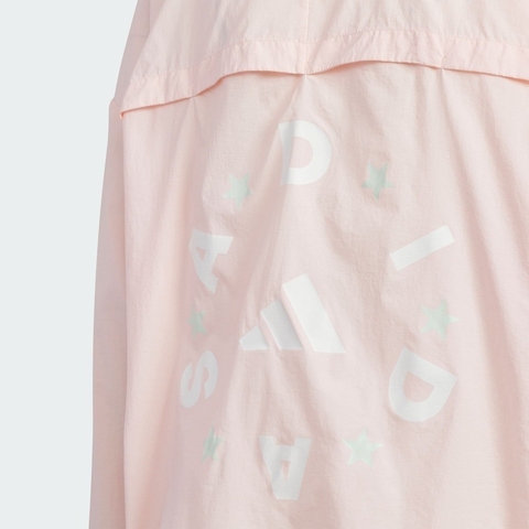 adidas阿迪达斯2025女大童JG LW WV JKT梭织连帽外套JL7541