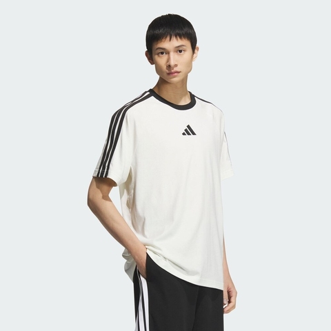 adidas阿迪达斯2025男子M 3S TEE1针织无领短TKC3867