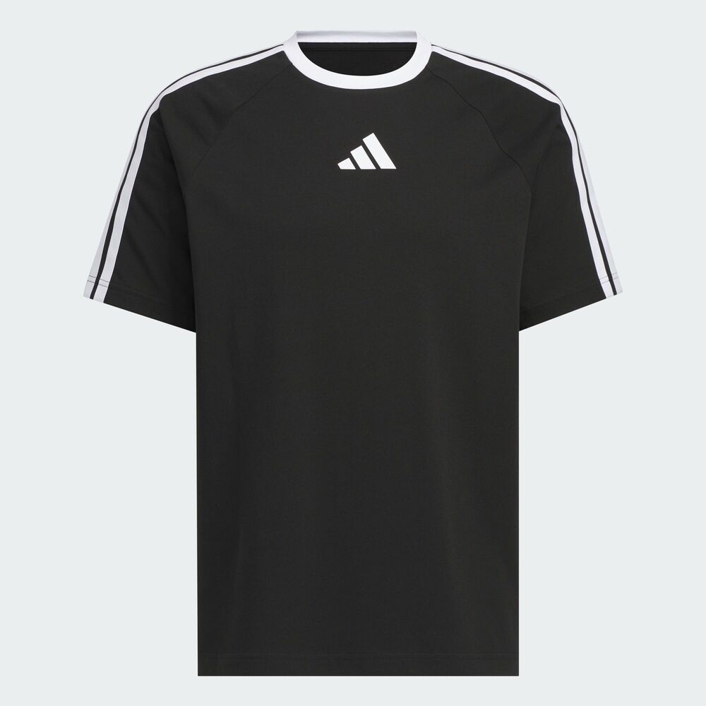 adidas阿迪达斯2025男子M 3S TEE1针织无领短TKC1496