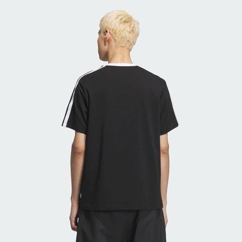 adidas阿迪达斯2025男子M 3S TEE1针织无领短TKC1496