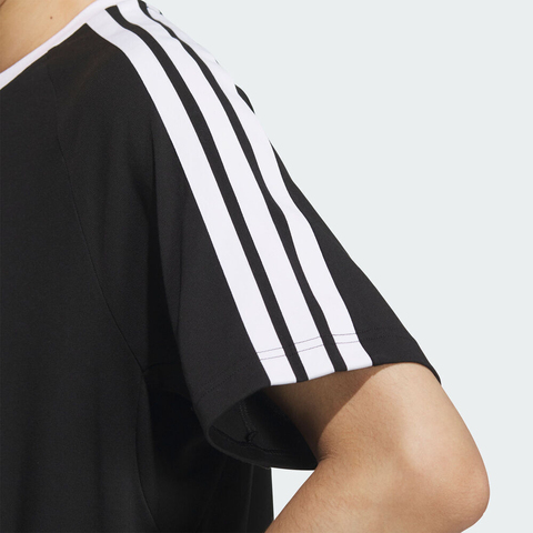 adidas阿迪达斯2025男子M 3S TEE1针织无领短TKC1496