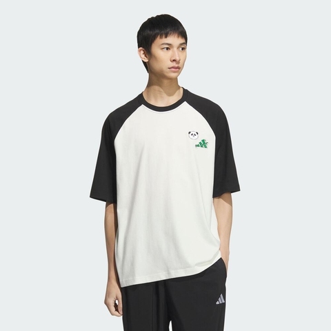 adidas阿迪达斯2025男子M RAGLAN TEE针织无领短TKC3369