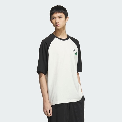adidas阿迪达斯2025男子M RAGLAN TEE针织无领短TKC3369