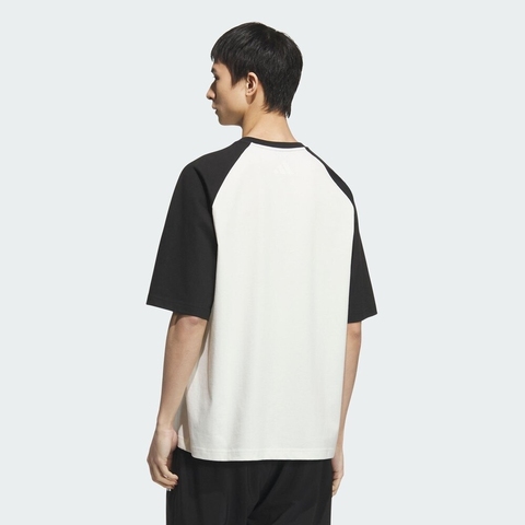 adidas阿迪达斯2025男子M RAGLAN TEE针织无领短TKC3369