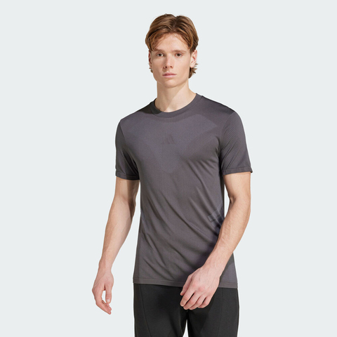 adidas阿迪达斯2025男子GYM+ SML TEE针织无领短TJN0568