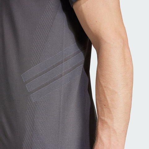 adidas阿迪达斯2025男子GYM+ SML TEE针织无领短TJN0568