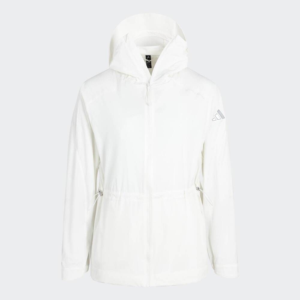 adidas阿迪达斯2025女子MT UPF SHACKET梭织连帽外套JM8828