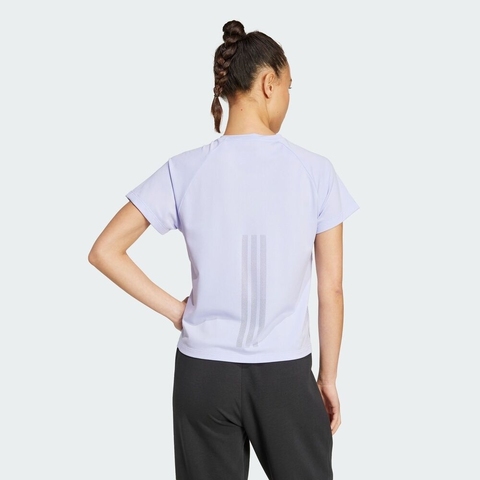 adidas阿迪达斯2025女子ALL GYM T-SHIRT针织无领短TJE6201