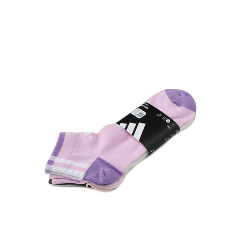 adidas阿迪达斯2025女大童KIDS ANKLE 3PP短袜优惠装JN3852