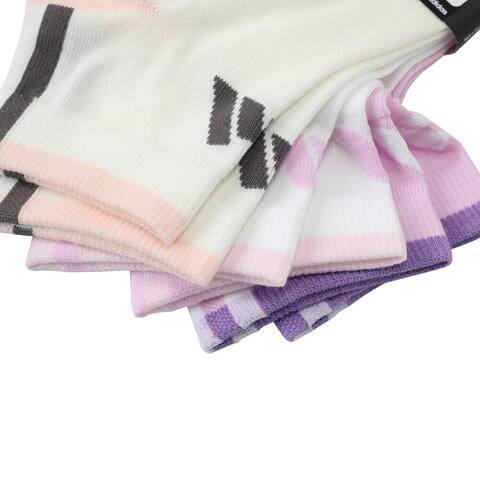 adidas阿迪达斯2025女大童KIDS ANKLE 3PP短袜优惠装JN3852