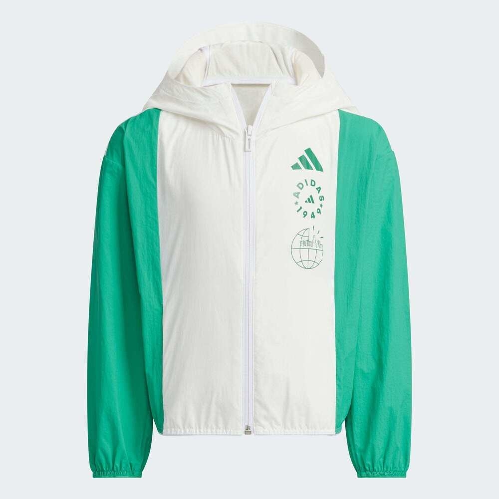 adidas阿迪达斯2025男小童LB LW WV JKT梭织连帽外套JL7559