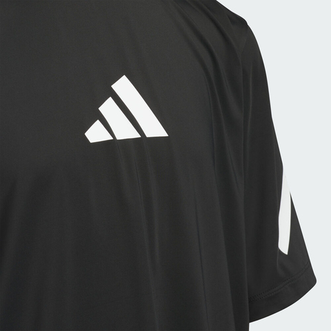 adidas kids阿迪达斯小童2025男大童Z.N.E SS TEE针织无领短TJW7062