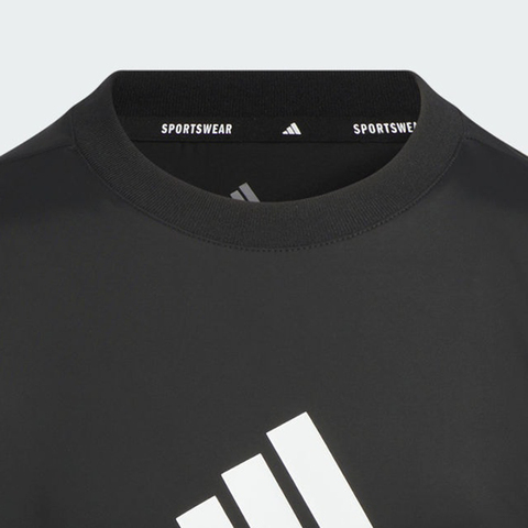 adidas kids阿迪达斯小童2025男大童Z.N.E SS TEE针织无领短TJW7062