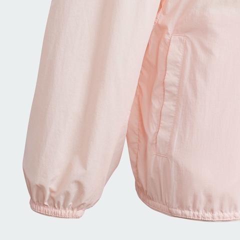 adidas阿迪达斯2025女小童LG LW WV JKT梭织连帽外套JL7574