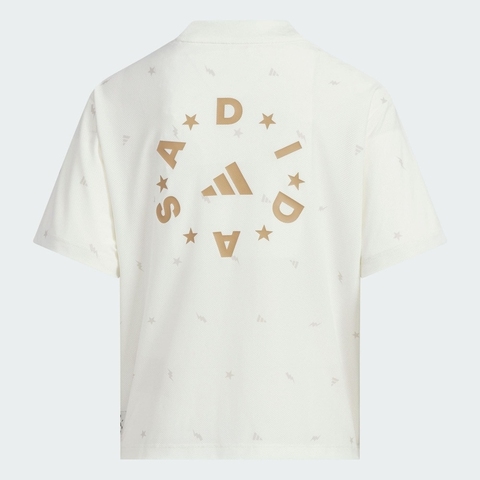 adidas kids阿迪达斯小童2025男大童JB PES SS TEE梭织无领短TJL7518