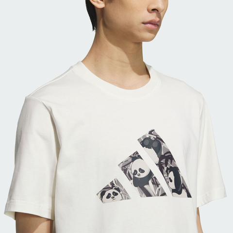 adidas阿迪达斯2025男子M CAMO LOGO TEE针织无领短TKC3372