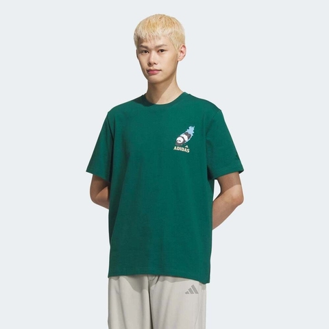 adidas阿迪达斯2025男子M GFX TEE针织无领短TKC0976